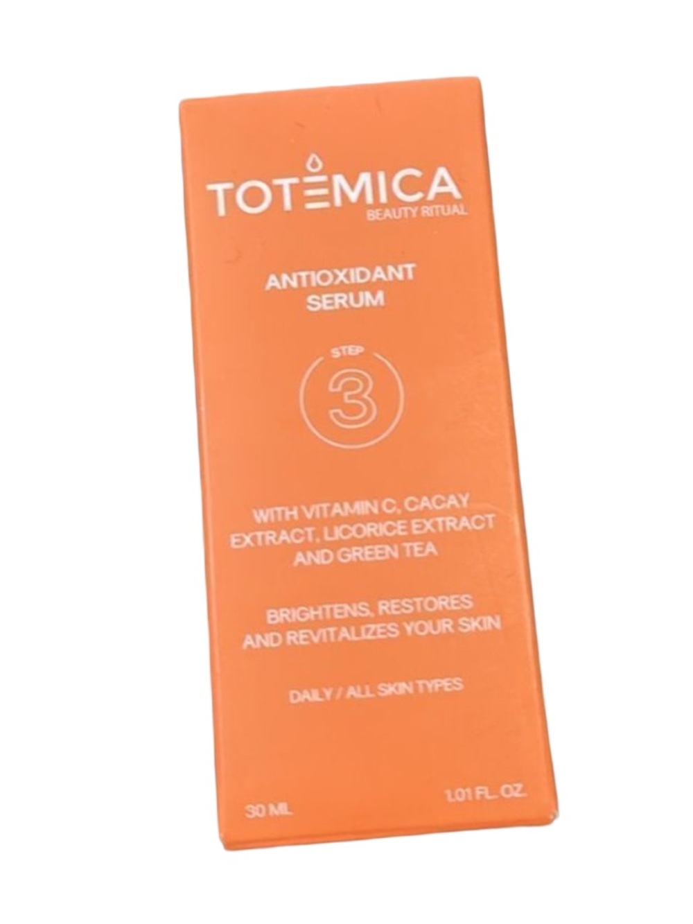 Totémica Beauty Antioxidant Vitamin C Facial Serum 30ml All Skin Types NIB